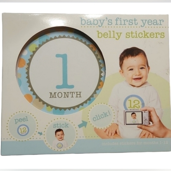 Baby's First Year Milestone Stickers - Picture 1 of 2